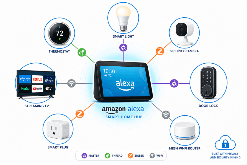 Amazon Alexa Platform Overview 2026: Device Compatibility, Ecosystem Breadth, and Privacy Posture