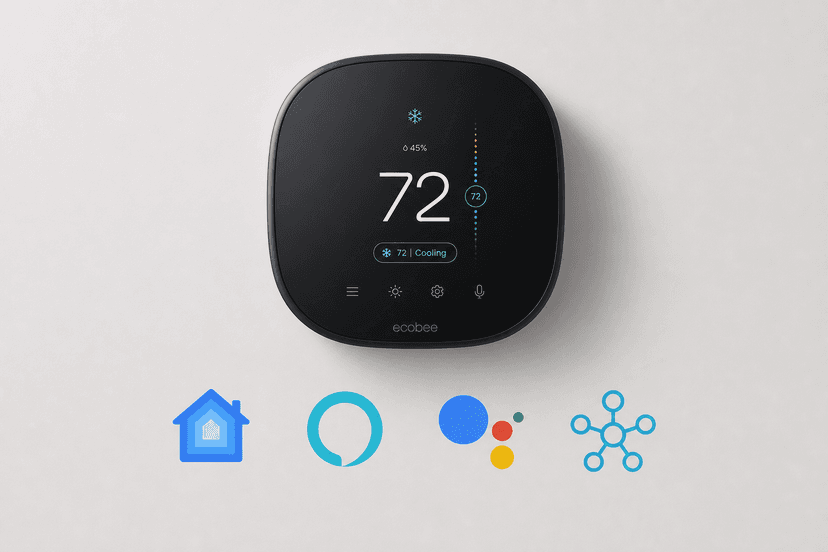 Ecobee SmartThermostat Premium: How to Set Up HomeKit, Alexa, Google Assistant, and SmartThings