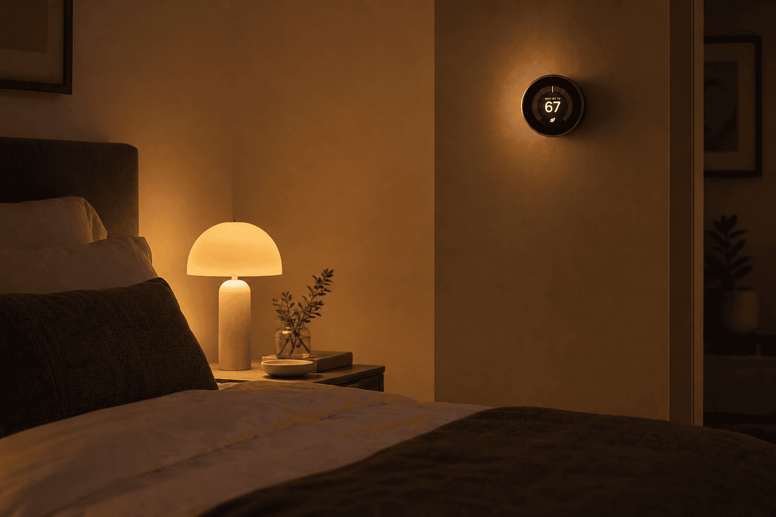 Bedtime Automation Recipe: Coordinate Your Smart Thermostat and Lights in One Routine