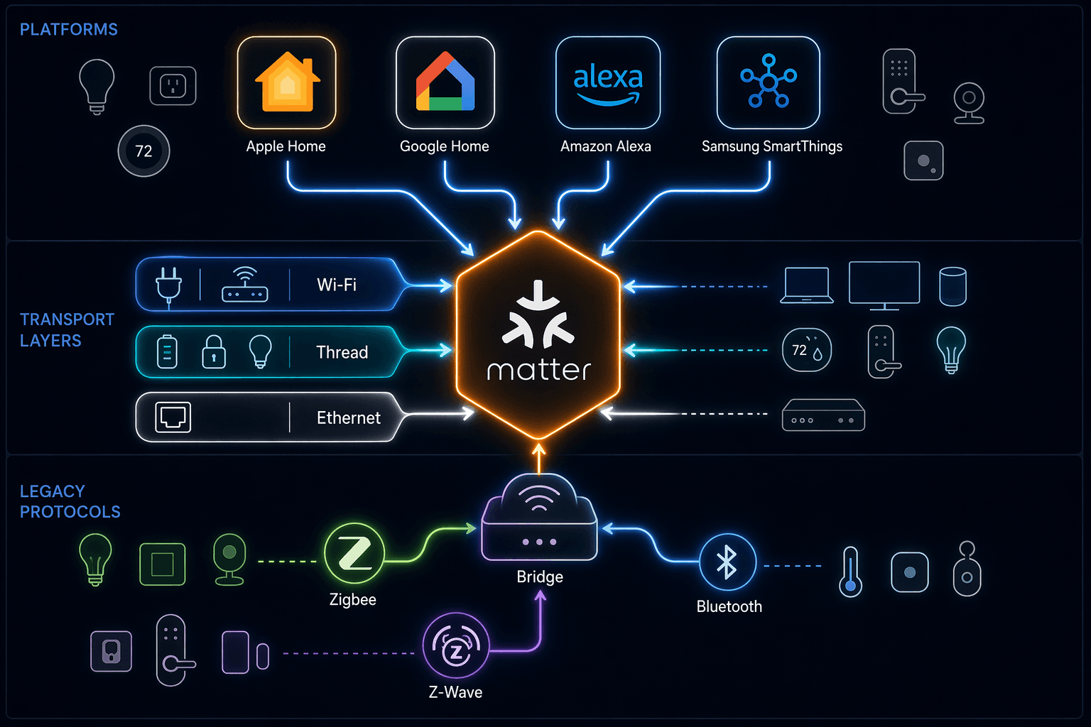 Matter Platform Face-Off 2026: Apple Home vs Google Home vs Amazon Alexa vs SmartThings — Which Ecosystem Implements Matter Best?