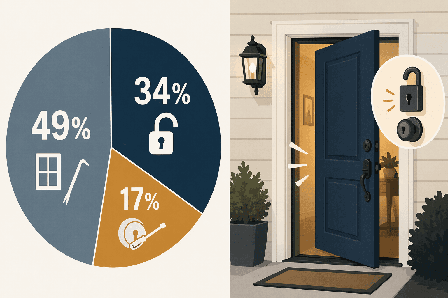 Are Smart Locks Safe? A Data-Driven Security Analysis for Homeowners