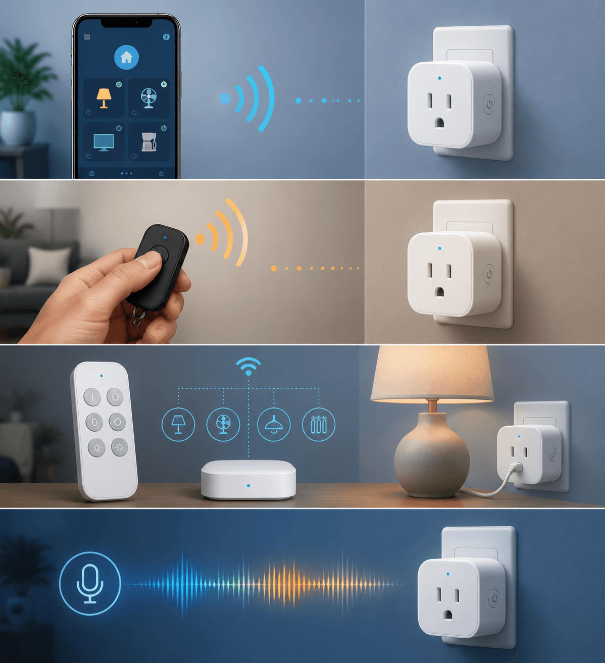 Smart Plug Remote Methods Compared: Which Control Type Suits Your Home?