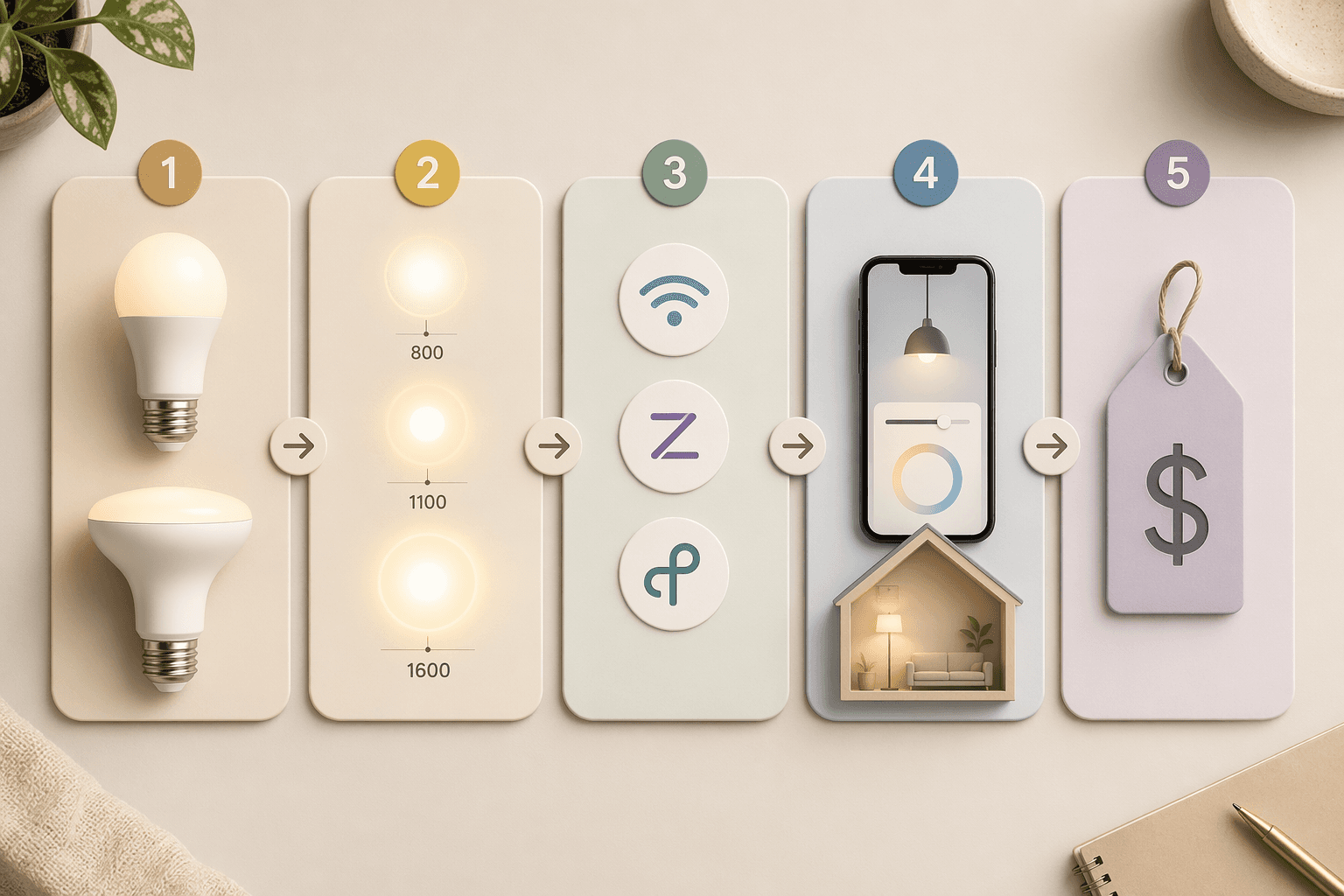 Smart Light Bulb Buyer's Guide: Compatibility, Brightness, and Connectivity Explained