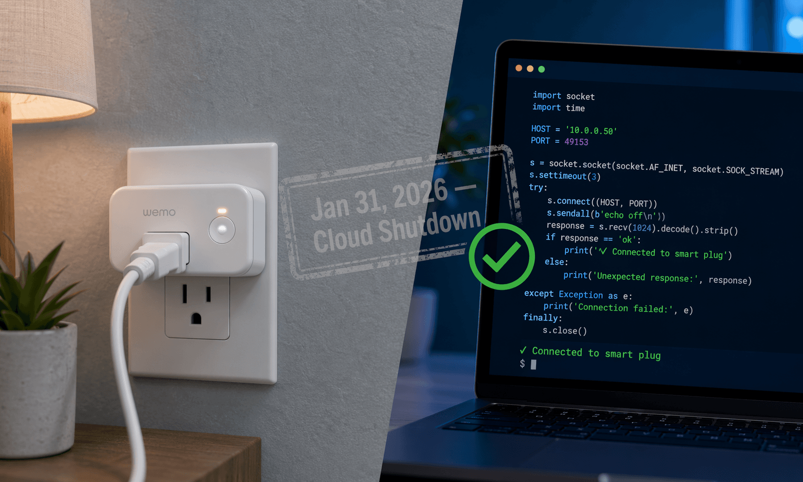 How to Set Up a Wemo Smart Plug After Belkin's Cloud Shutdown (3 Rescue Methods)