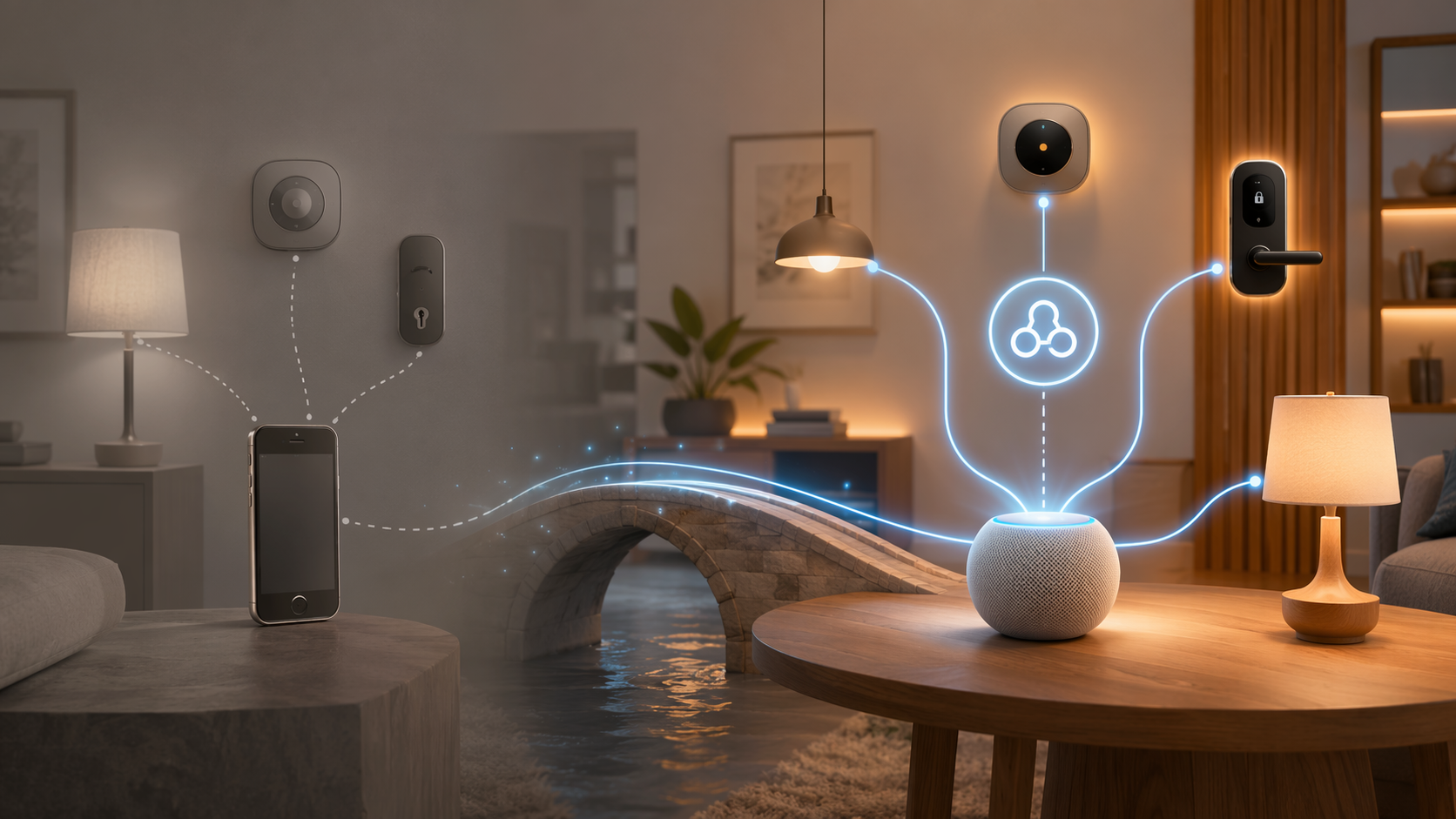Legacy HomeKit devices moving to a central Matter-native Apple Home hub architecture