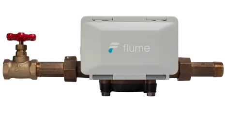 Flume 2 smart water monitor clamp-style sensor hardware for a residential water meter