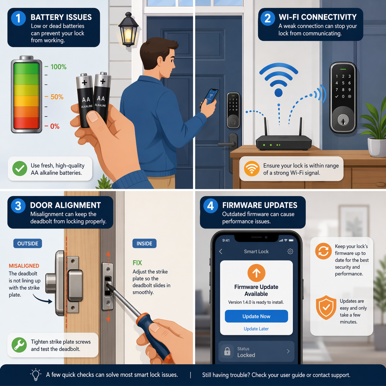 Smart Lock Troubleshooting Guide: Every Common Problem and How to Fix It
