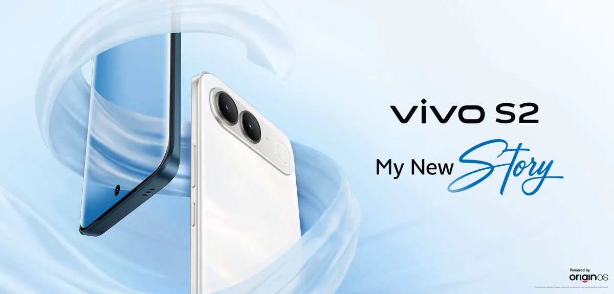 vivo S2 smartphone showing curved display and rear camera design