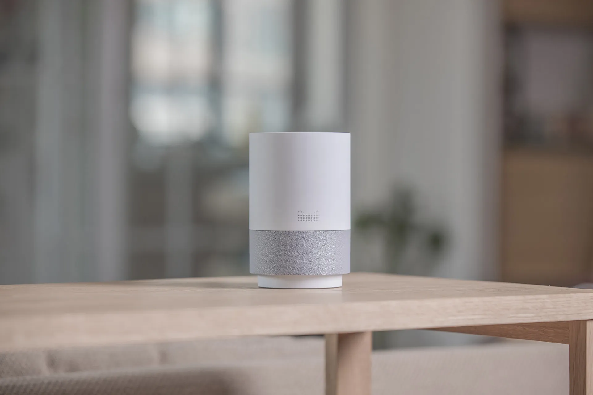 Original white Alibaba Tmall Genie smart speaker product photo