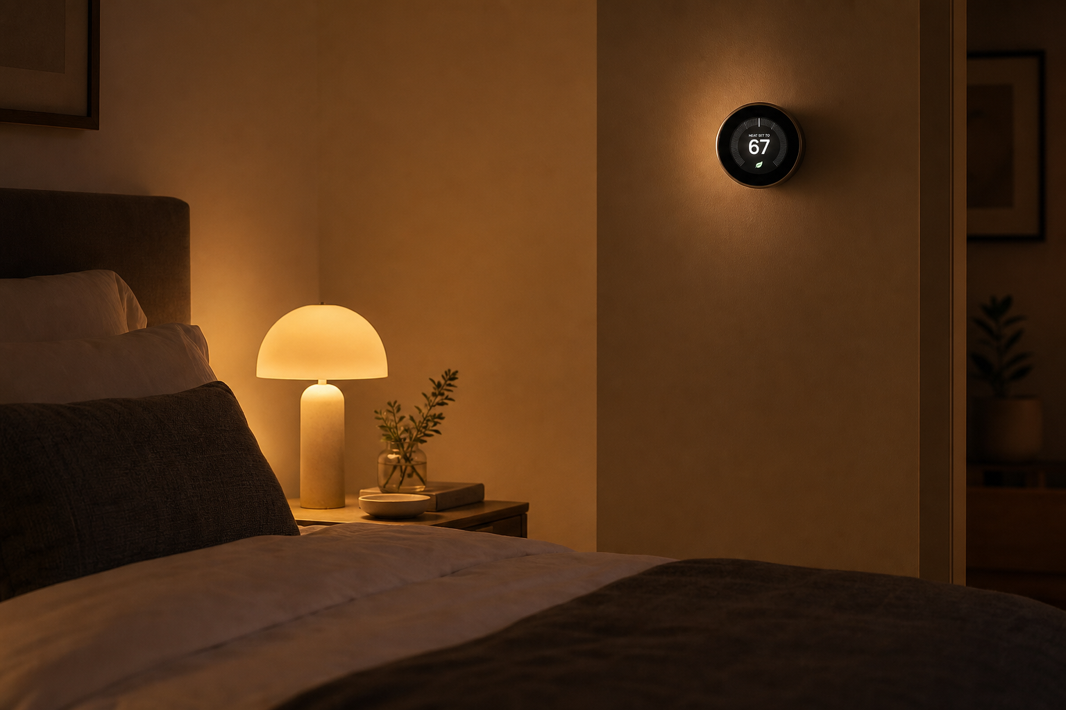 Bedtime Automation Recipe: Coordinate Your Smart Thermostat and Lights in One Routine