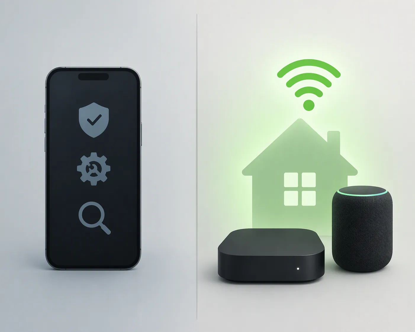 Smartphone update compared with Apple TV and smart speaker home hub improvements