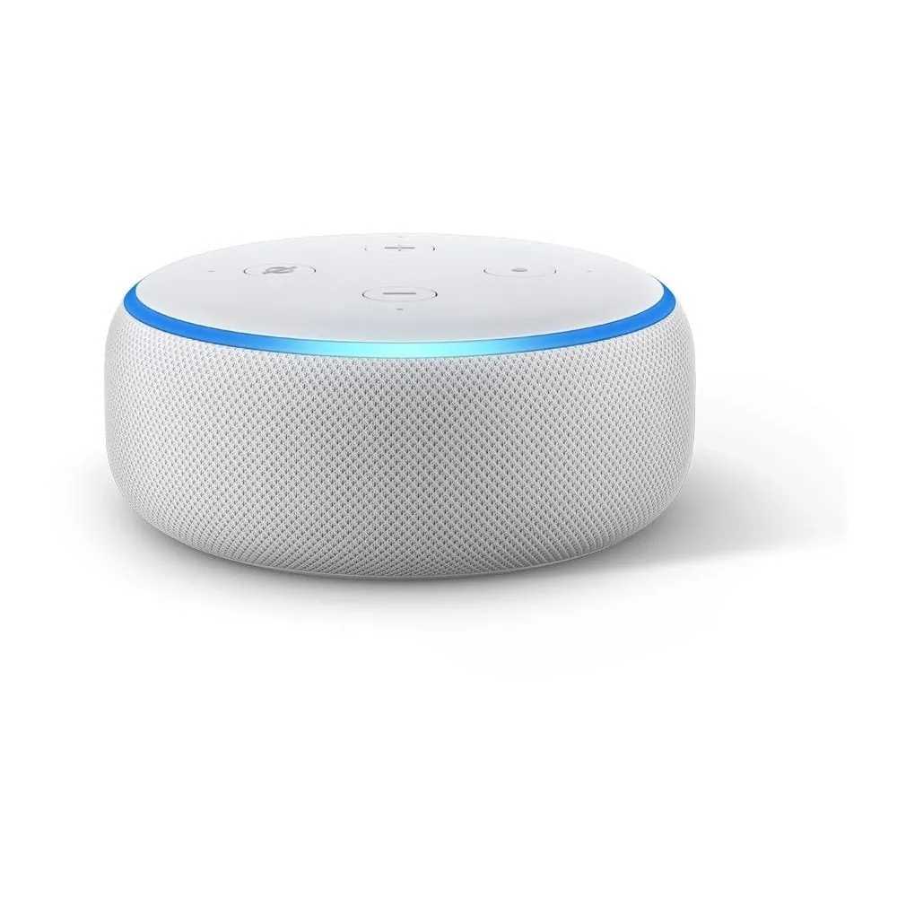 Amazon Echo Dot 3rd generation smart speaker in sandstone gray