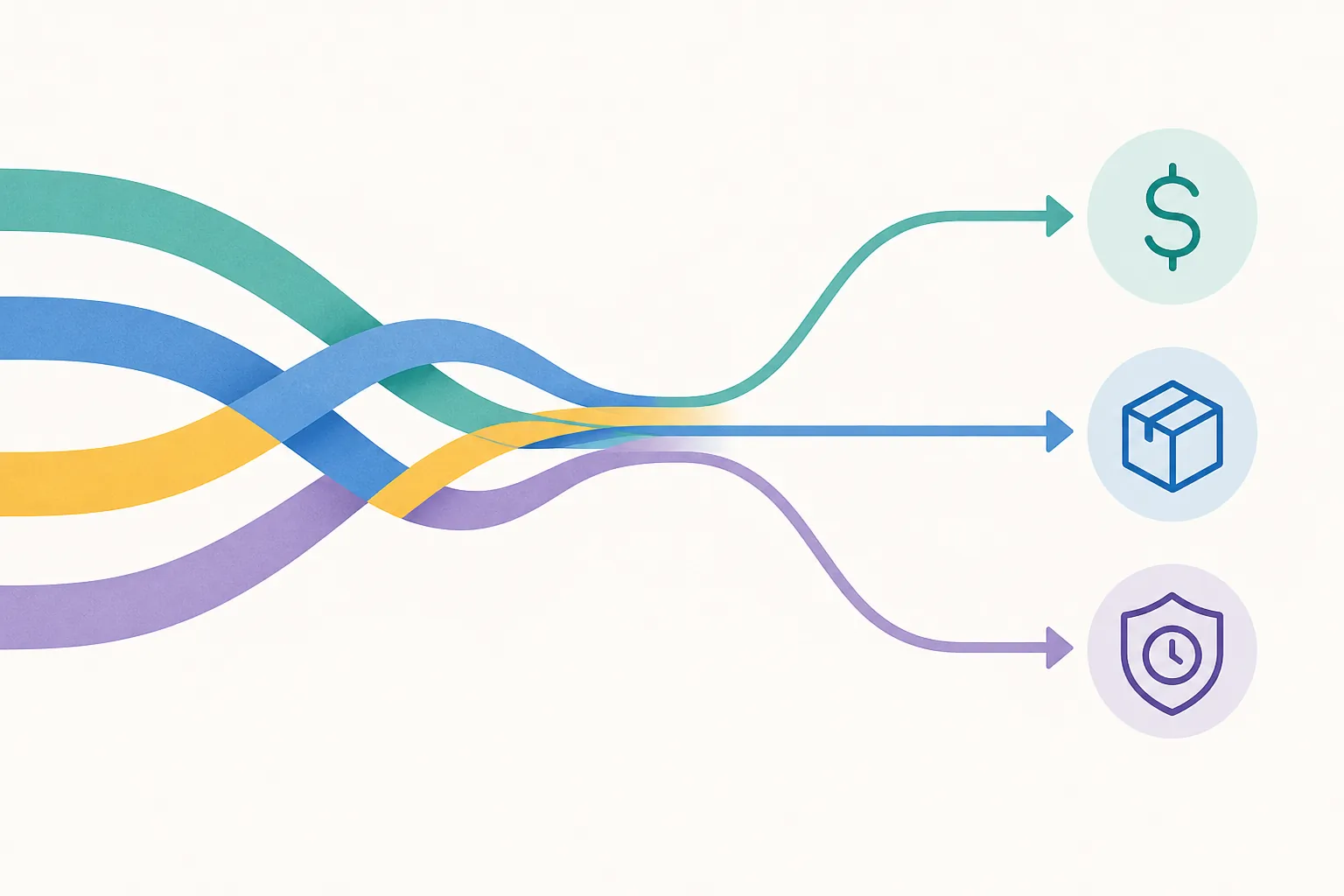 Four policy inputs flow into price, availability, and support-horizon outcomes