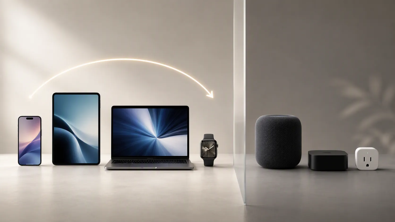 Apple devices covered by an upgrade program separated from HomePod, Apple TV, and a smart plug