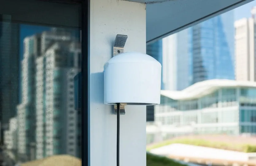 PurpleAir PA-II air quality monitor
